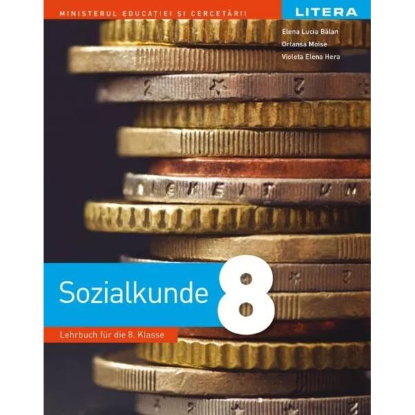 Manual aprobat MEC 2020Manualul de Educa&539;ie social&259; în limba german&259; - clasa a VIII-a cuprinde trei unit&259;&539;i de înv&259;&539;are care respect&259; domeniile &537;i con&539;inuturile din programa &537;colar&259; Lec&539;iile sunt înso&539;ite de activit&259;&539;i de înv&259;&539;are-evaluare interactive cu caracter practic aplicativ care determin&259; formarea competen&539;elor specifice cu care 
