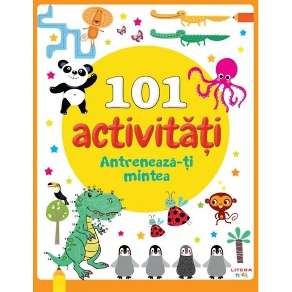 Aceast&259; carte este o combina&539;ie grozav&259; de activit&259;&539;i distractive puzzle-uri &537;i jocuri educative Activit&259;&539;ile frumos ilustrate stimuleaz&259; relaxarea îmbun&259;t&259;&539;esc gândirea critic&259; &537;i dezvolt&259; abilit&259;&539;ile motorii ale copilului dumneavoastr&259;Cartea e plin&259; de- labirinturi colorate- imagini de comparat- desene punct cu punct- jocuri de 