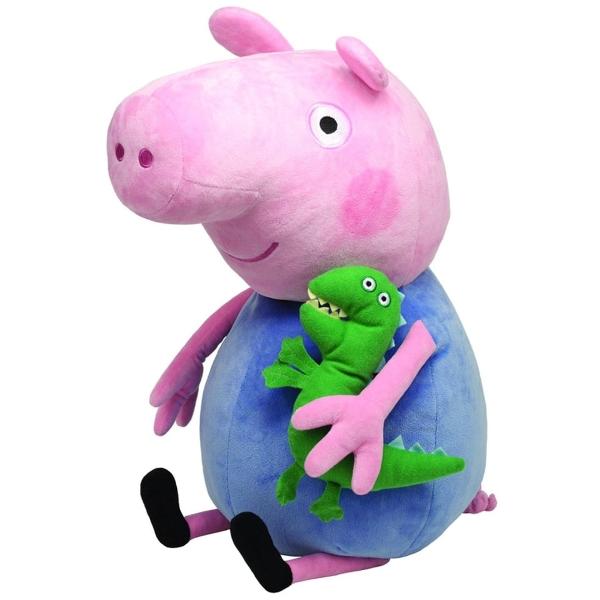 Jucarie de plus TY Beanie Buddies - Peppa Pig George 38 cm TY56019