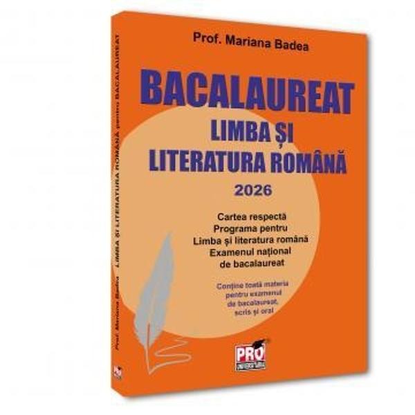 Lucrarea „Limba si literatura romana pentru Bacalaureat” se contureaza ca un instrument esential pentru orice absolvent de liceu care se pregateste pentru examenul maturitatii Structurata riguros cartea imbina claritatea expunerii cu organizarea logica a materiei oferind o privire de ansamblu coerenta asupra principalelor etape ale literaturii romane de la primele manifestari moderne si pana la creatiile de referinta ale secolului XXp 