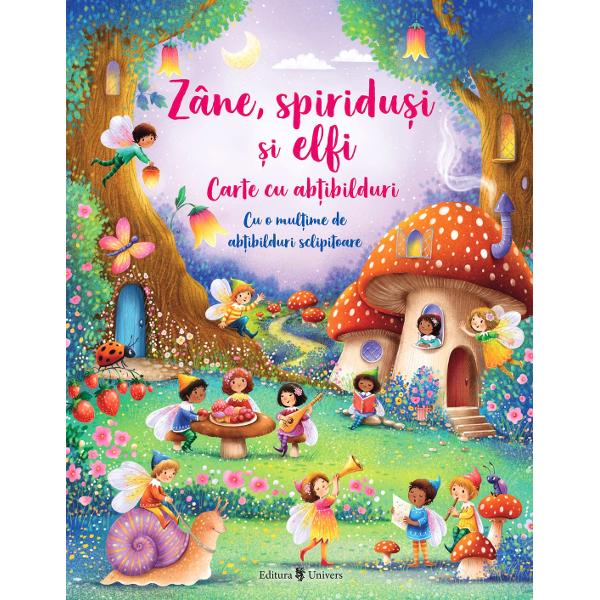 8 pagini cu stickere minunate de calitate excelent&259; înso&539;ite de pove&537;ti scurte &537;i u&537;or de citit care le dau un sens aparte care transform&259; fiecare moment într-o aventur&259; creativ&259;  Adaug&259; stickerele &537;i creeaz&259; o lume magic&259; în care spiridu&537;ii se bucur&259; de picnicuri zânele tr&259;iesc 
