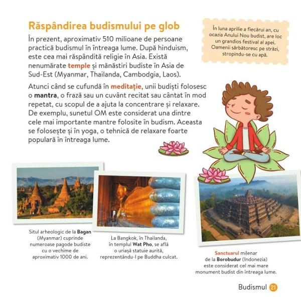 O c&259;l&259;torie &icirc;n jurul lumii ne ajut&259; s&259; descoperim multiplele fa&539;ete ale popoarelor &537;i &539;&259;rilor lumii&nbsp;Religiile au marcat de-a lungul timpului diversele culturi de pe globul p&259;m&acirc;ntesc influen&539;&acirc;nd chiar &537;i &icirc;nf&259;&539;i&537;area exterioar&259; a locurilor &Icirc;n inima peisajelor naturale &icirc;n centrul satelor &537;i ora&537;elor se &icirc;nal&539;&259; 