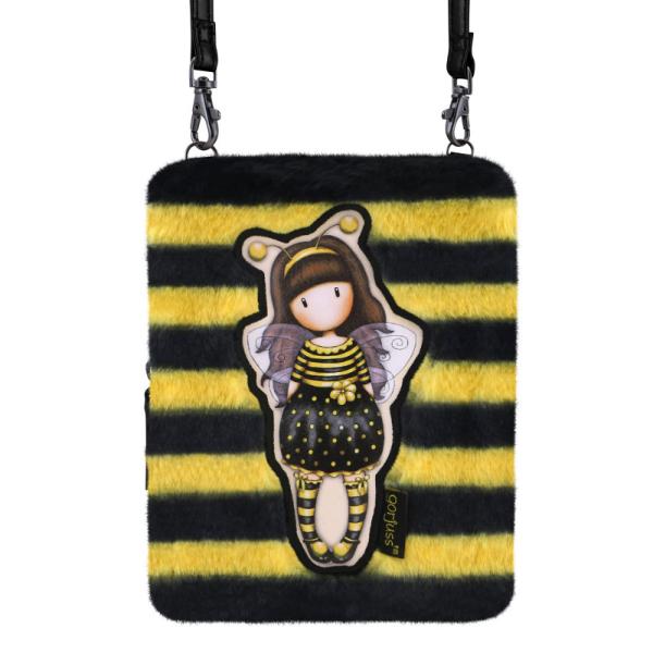 Geanta cu barete lungi Gorjuss Furry Bee LovedMaterial Poliester si piele ecologicaDimensiuni&160;175x13x6&160;cm&160;Varsta recomandata 3 aniColectie Gorjuss&160;Furry cu blanitaPersonaj Gorjuss Bee Loved