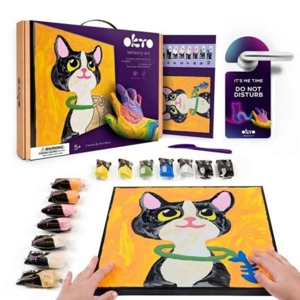&127912; Set Pictura 3D cu Argila Usoara 29x29cm Model PisicaTransforma timpul liber intr-o activitate creativa si relaxanta cu setul creativ de la Okto Ideal pentru copii cu varsta de peste 5 ani acest kit ofera o experienta artistica tridimensionala stimuland imaginatia si dezvoltand abilitati motorii fine&128060; Descriere 