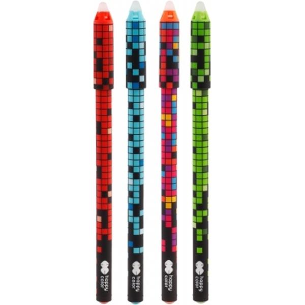 Descriere Roller gel cu rescriere 05 mm albastru Pixi Happy Color diverse modeleRoller reînc&259;rcabil cu rescriere model Pixi• Formula special&259; a cernelii permite &537;tergerea rapid&259; &537;i eficient&259; a textului scris• Echipat cu o radier&259; convenabil plasat&259; la cap&259;tul corpului pixului• Ofer&259; o l&259;&539;ime de scriere de 05 mm pentru precizie &537;i claritate• 