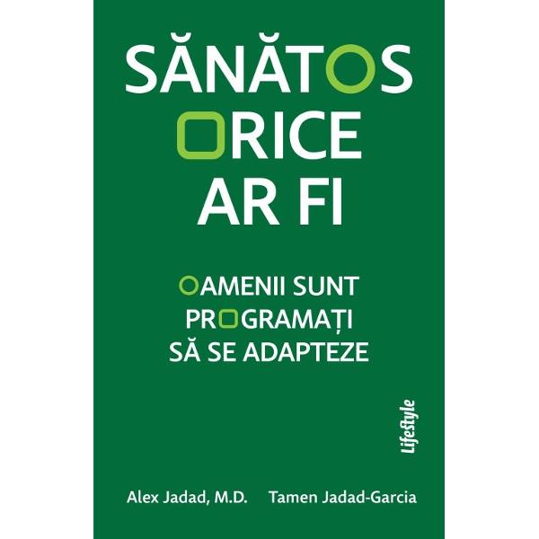 În aceast&259; carte Dr Alex Jadad &537;i fiica sa Tamen Jadad-Garcia î&537;i încep explorarea cu o întrebare simpl&259; „Ce este s&259;n&259;tatea” pentru a dezv&259;lui funda&539;iile instabile ale sistemului medical Propunând o nou&259; defini&539;ie a s&259;n&259;t&259;&539;ii autorii demonstreaz&259; faptul c&259; o via&539;&259; s&259;n&259;toas&259; este posibil&259; chiar &537;i în cazul oamenilor cu boli 