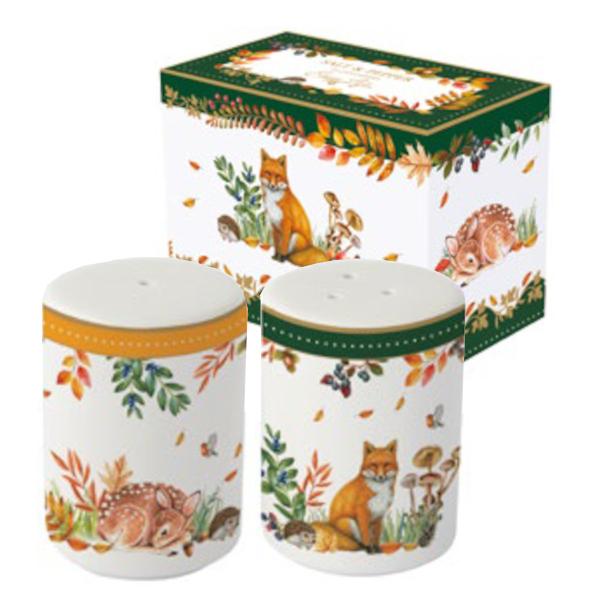 Set din por&539;elan pentru sare &537;i piper 7 cm – Easy Life colec&539;ia Forest DreamAdaug&259; un strop de elegan&539;&259; mesei tale cu acest set delicat din por&539;elan semnat Easy Life Parte din colec&539;ia Forest 