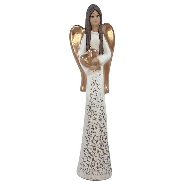 Decoratiune de Cr&259;ciun – Înger din ceramic&259; 40 cm pictat manualÎntâmpin&259; s&259;rb&259;torile cu elegan&539;&259; Acest înger din ceramic&259; înalt de 40 cm este decorat manual fiecare detaliu fiind lucrat cu grij&259; &537;i aten&539;ie Perfect pentru a ad&259;uga un strop de magie atmosferei de 