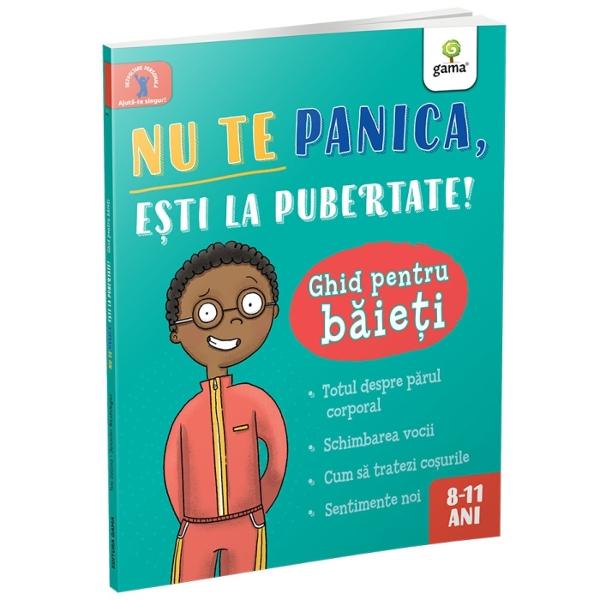 Colec&539;ia „Nu te panica e&537;ti la pubertate” se adreseaz&259; preadolescen&539;ilor Fiecare carte este un ghid grozav care va alunga panica pe care o aduc schimb&259;rile hormonale explicându-le cu umor &537;i oferind solu&539;ii pentru situa&539;iile mai pu&539;in pl&259;cuteTinerii cititori vor descoperi• cum func&539;ioneaz&259; corpul &537;i ce se petrece în&259;untrul lui;• la ce s&259; se a&537;tepte 