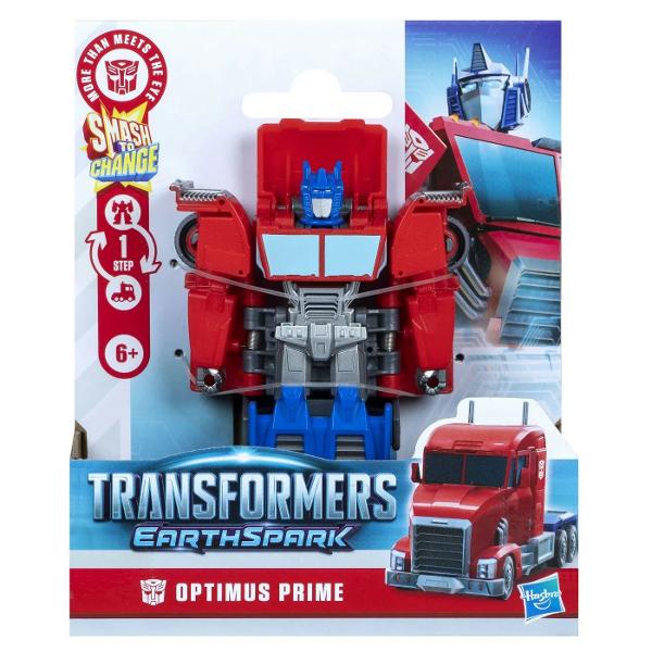 Intra in actiune cu figurina Transformers EarthSpark 1-Step Smash Changer Converteste aceasta figurina Transformers din modul vehicul in modul robot lovind-o de o suprafata plana Vehiculul se transforma intr-o jucarie robot Cu o conversie manuala intr-un singur pas copiii il pot transforma din robot inapoi in vehicul - apoi il pot iubi din nou pentru o joaca super satisfacatoare si agitata Figurina Transformers 1-Step Smash Changers prezinta personaje populare din serialul Transformers 