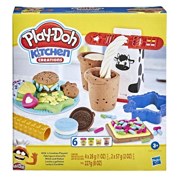 Stii cat este ceasul Este timpul pentru gustari haioase facute din plastilina Play-Doh Copiii de 3 ani si mai mari care adora sa fie creativi cu jucarii de gatit si plastilina modelatoare vor fi incantati sa creeze propriile versiuni Play-Doh ale gustarilor preferate de copii Cu ustensile Play-Doh usor de folosit si plastilina Play-Doh in culori variate sunt atat de multe creatii pe care imaginatia lor le poate &bdquogati&rdquo Creeaza preparate uimitoare adauga stralucire 