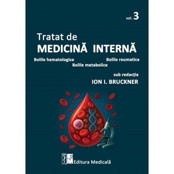 A&351;teptat cu interes de o întreag&259; pleiad&259; de medici de la cei în formare pân&259; la speciali&351;ti ai diverselor ramuri ale medicinei interne valorosul tratat aflat sub directa coordonare a Prof Dr Ion I Bruckner se afl&259; acum la volumul al III-lea Numele de marc&259; din medicina româneasc&259; ale redactorului coordonator &351;i ale autorilor capitolelor reprezentan&539;i din multe centre din &539;ar&259; recomand&259; cartea 