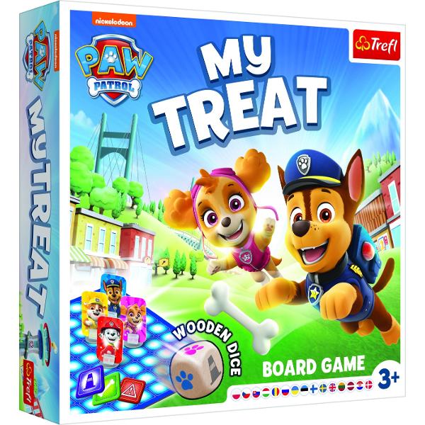 Recompensa mea este un joc vesel dedicat celor mai mici copii Ia parte la goana dupa bunatati Traieste o aventura uimitoare In compania personajelor Indragite din animatia Paw Patrol Jocul are un zar special cu labe datorita caruia poti juca ca 4 personaje diferite care cauta rasfat Atentie totusi la obstacole Ele va pot Ingreuna finalizarea sarciniiContinutul pachetului o placa 10 placi cu dulceata 9 placi cu obstacole 6 piese speciale pentru varianta a 2-a a jocului 4 pioni cu o 