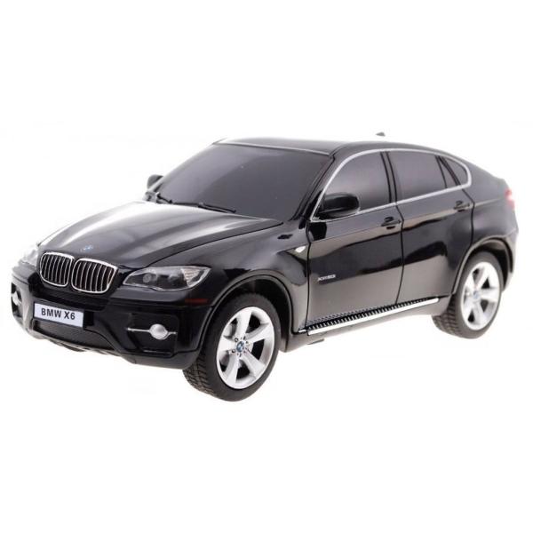 Copilul dumneavoastra se poate juca in voie cu masina cu telecomanda Bmw X6 scara 1 la 24 oferita de brandul international Rastar Nicio cursa nu este imposibil de castigat cu acesta masinuta replica oficiala cu licenta a modelului original construita cu mare atentie la detalii Masinuta are proportiile ideale pentru momente pline de distractie si amuzament avand dimensiunile in centimetri dupa cum urmeaza  2049274Masinuta functioneaza pe frecventa de 24GAlimentarea se face astfel  