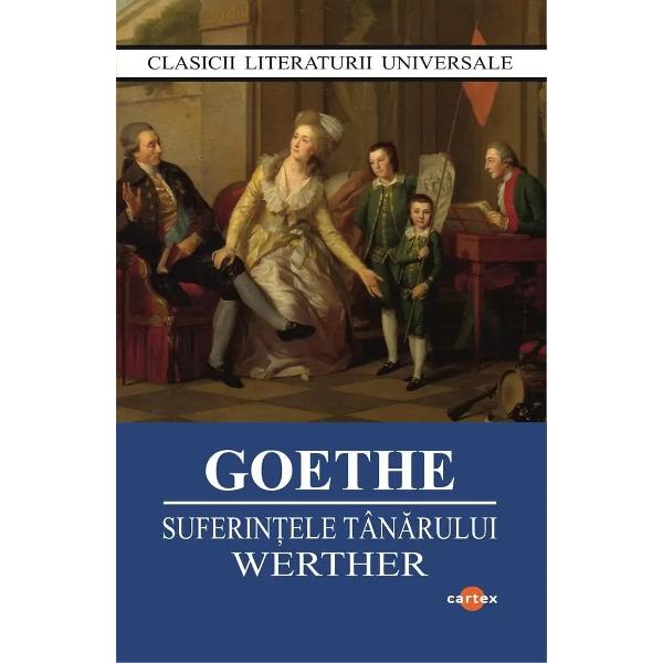 Suferintele tanarului Werther-JWGoetheSuferintele tanarului Werther-Johann Wolfgang Goethe„Efectul Werther“ poate fi inteles ca simpla imitatie comportamentala dar si ca expresie a fortei prin care literatura configureaza un orizont comun al sensibilitatii Romanul lui Goethe prin intensitatea analizei interioare si prin maniera in care construieste criza afectiva a personajului compune geografia unui spatiu de recunoastere de sine pentru cititor producand un 