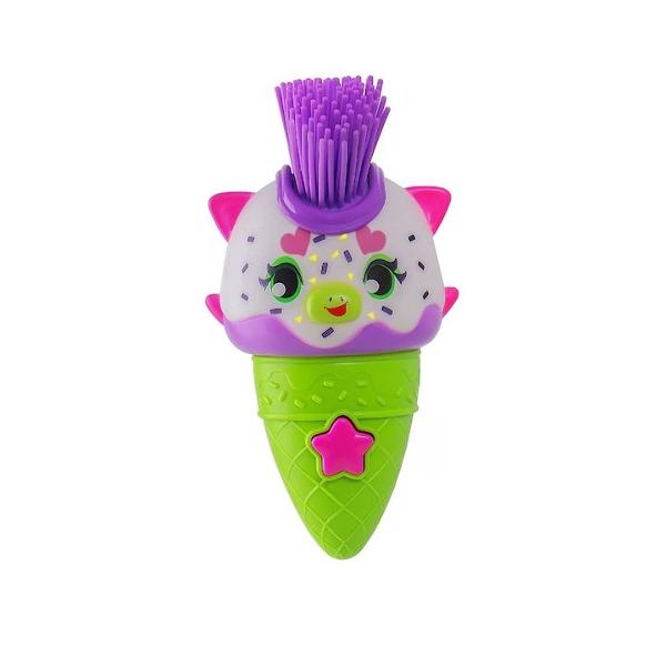 Interactivitate inovativa&nbsp;In contact cu apa rece pe capetele Funky Paws apar elemente decorative invizibile in mod normalParul din silicon colorat si extensibil&nbsp;Ofera experiente tactile si vizuale imbunatatite incurajand jocul creativMecanism activat prin buton&nbsp;Apasarea butonului in forma de stea face ca figurina sa sara din baza sa in forma de conMaterial de 