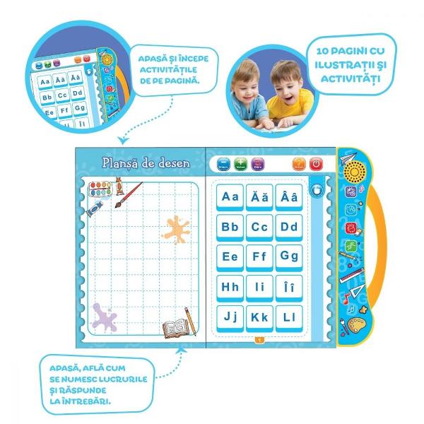 Culoare AlbastruPentru Fete BaietiVarsta recomandata 3 - 4 ani 4 - 5 ani 5 - 6 aniDimensiuni produs ambalat 26 x 2 x 23 cmGreutate produs ambalat 070 kgdiv iddescription classdata item 