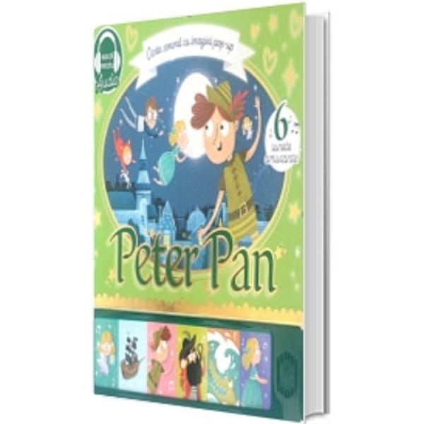 Lumea povestilor prinde viata cu ajutorul minunatelor imagini 3D si a sunetelor incluse Peter Pan o invita pe Wendy si pe fratii ei in Tara de Nicaieri Ei pornesc intr-o calatorie neobisnuita unde il intalnesc pe Capitanul Hook si pe copiii pierduti De ce intamplari au parte acolo Hai sa aflam Scaneaza codul QR si asculta povestea