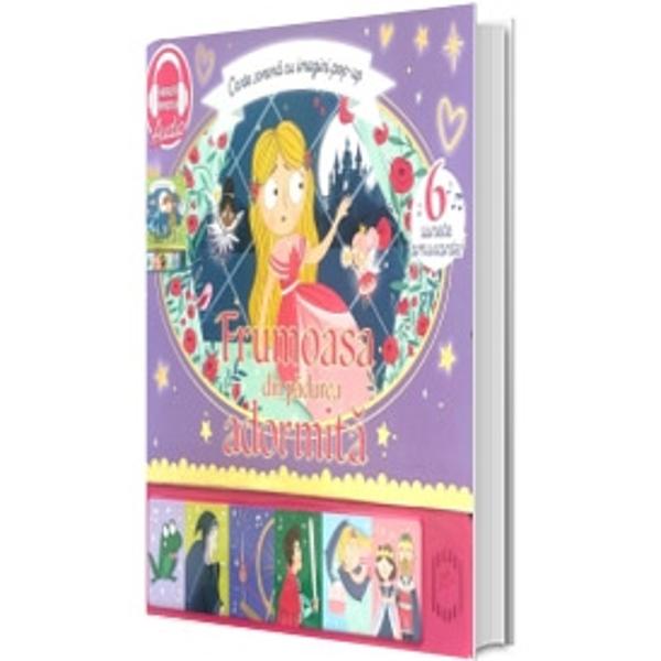 Lumea povestilor prinde viata cu ajutorul minunatelor imagini 3D si a sunetelor incluse Intregul regat adoarme odata cu frumoasa printesa De jur imprejurul castelului creste un desis de maracini greu de strabatut Cine o salveaza pe printesa Hai sa aflam Scaneaza codul QR si asculta povestea