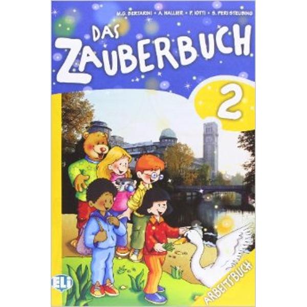 Das Zauberbuch ist ein vierbändiges Lehrwerk für Deutsch als Fremdsprache für die Grundschule Bert der Zauberbär und ein kleines sympathisches Monster begleiten vier Kinder auf ihrer Reise durch die deutsche Sprache und helfen ihnen alle Schwierigkeitenzu überwindenArbeitsbuch• Übungen zum Wiederholen und Einprägen von Wortschatz und Strukturen• Minibildkarten zum Üben und 