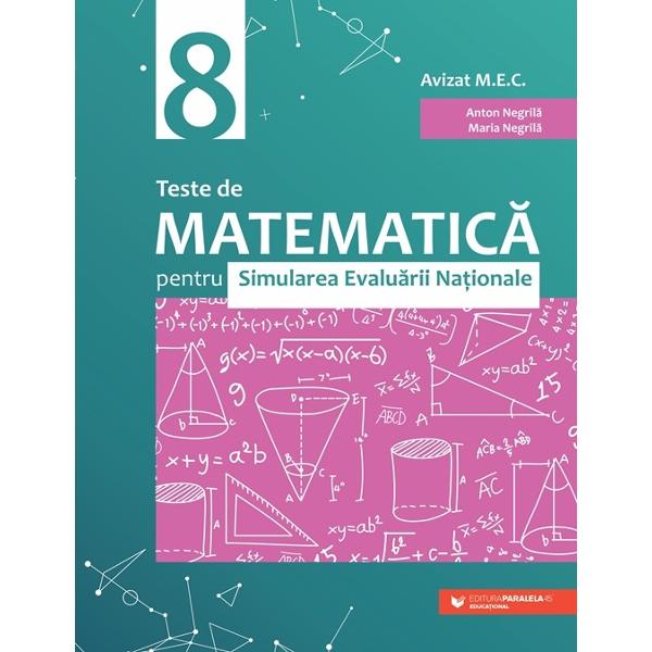 Simularea examenului de Evaluare Na&539;ional&259; sus&539;inut&259; de elevii clasei a VIII-a reprezint&259; un reper important în parcursul &537;colar al acestora deoarece îi familiarizeaz&259; cu rigorile examenului &537;i le ofer&259; o imagine clar&259; a nivelului real de preg&259;tire atins la disciplina respectiv&259;Aceast&259; lucrare se adreseaz&259; elevilor de clasa a VIII-a care doresc s&259; aprofundeze &537;i s&259; 