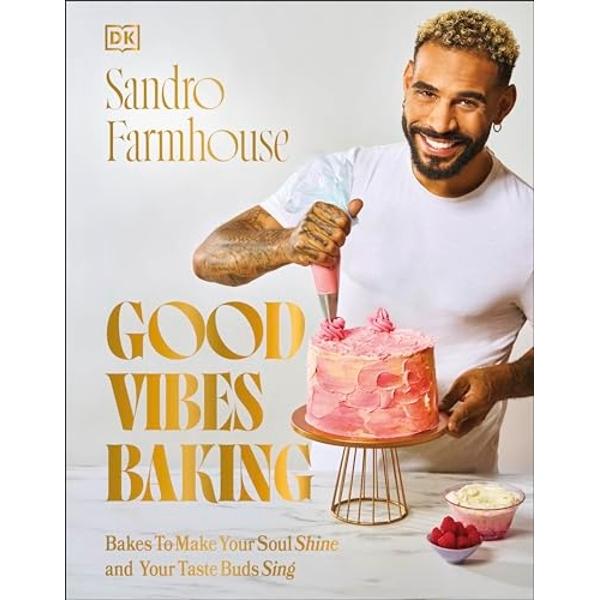 Lick the spoon feel the vibes and bake with joy with the runaway star of GBBO 2022 Sandro FarmhouseSandro is on a mission to share his love of baking in this indulgent and uplifting book of bakes A firm believer in the positive mood boosting delectable and therapeutic effects of home baking his debut cookbook encourages you to loosen up pick up the whisk and bake againIts not all showstoppers - though youll find recipes for some of his most famous awe-inspiring 