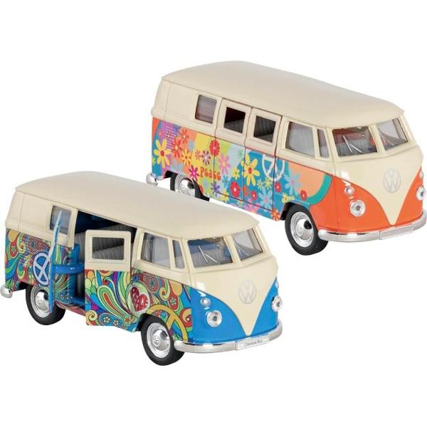 Masina Volkswagen T1 bus 1963 134 115 cmImportant Pretul afisat este per bucata Acetst produs este disponibil in mai multe variante Nu se poate alege modelulculoarea se livreaza aleatoriu in functie de disponibilitatea din stoc
