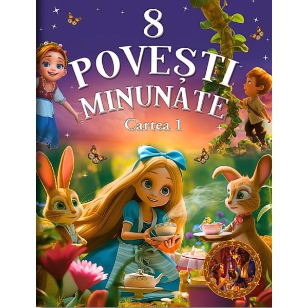 Deschide paginile acestei carti si patrunde intr-o lume fabuloasa plina de povesti captivante si ilustrate cu imagini spectaculoase De la eroi neinfricati la creaturi magice fiecare poveste iti aduce nu doar aventuri palpitante ci si lectii pretioase de viata Aceasta carte face parte din colectia Povesti Minunate Povestile incluse in aceasta carte• Cartea Junglei• Cenusareasa• Alice in Tara Minunilor• Frumoasa si 