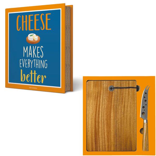Serve&537;te brânzeturile cu stil &537;i elegan&539;&259; folosind acest set practic &537;i rafinat care include un toc&259;tor din lemn de salcâm 245 x 17 cm &537;i un cu&539;it asortat &128171; strong data-start519 