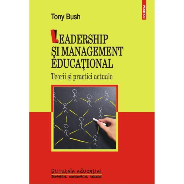 In acest volum devenit clasic Tony Bush schiteaza cadrul conceptual de orientare a activitatii decidentilor din educatie si analizeaza sase modele de management pe care le pune in relatie cu zece modele de leadership Notiunile teoretice sint ilustrate cu numeroase studii de caz din toate mediile educationale de la scoala primara la universitate intr-o varietate de contexte internationale Printre tematicile specifice abordate se numara centralizarea si 