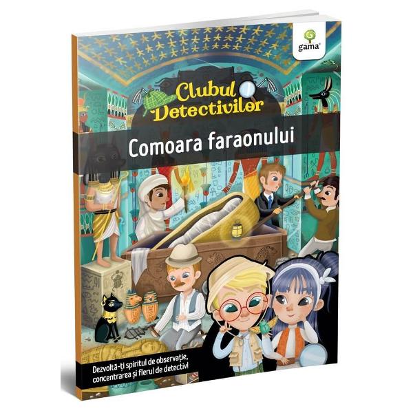 Detectivii Agata &537;i Arthur au un nou mister de rezolvat unde au disp&259;rut comorile din piramida faraonului Urm&259;ri&539;i indiciile fi&539;i cu ochii în patru &537;i ve&539;i g&259;si ho&539;ulColec&539;ia „Clubul detectivilor” dezvolt&259; aten&539;ia concentrarea &537;i memoria C&259;r&539;ile sunt de tip „caut&259; &537;i g&259;se&537;te” &537;i pe lâng&259; misiunea principal&259; con&539;in sarcini 