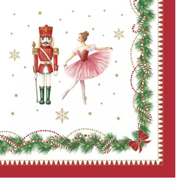 Completeaz&259; mesele festive cu aceste &537;erve&539;ele din hârtie de înalt&259; calitate parte din colec&539;ia Magie de Noel de la Easy Life Cu 3 straturi sunt rezistente &537;i absorbante ideale pentru mesele de 