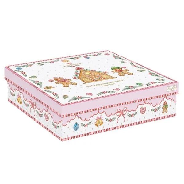 Savureaz&259; aroma cafelei sau a espresso-ului preferat în compania unui design plin de farmec de s&259;rb&259;tori Setul Sweet Christmas de la Easy Life con&539;ine 6 ce&537;ti asortate din por&539;elan fin fiecare decorat&259; cu strong data-start460 