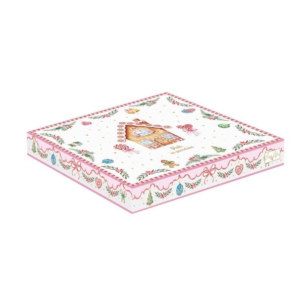 Adaug&259; un strop de magie festiv&259; meselor tale cu acest platou din por&539;elan fin parte din colec&539;ia Sweet Christmas de la Easy Life Cu o form&259; juc&259;u&537;&259; de stea &537;i decorat cu strong data-start402 