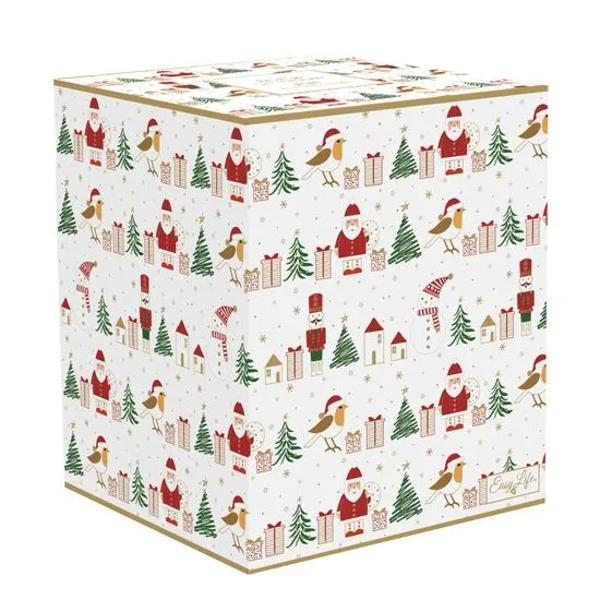 P&259;streaz&259; dulciurile biscui&539;ii sau micile delicii de iarn&259; într-un recipient elegant &537;i festiv – acest borcan din por&539;elan fin parte din colec&539;ia Let it Snow de la Easy Life îmbin&259; strong data-start394 