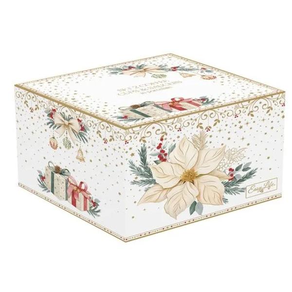 Savureaz&259; cafeaua sau espresso-ul într-un stil elegant cu acest set de 2 ce&537;ti din por&539;elan fin parte din colec&539;ia White Elegance de la Easy Life Designul rafinat alb cu detalii aurii &537;i accente delicate adaug&259; 