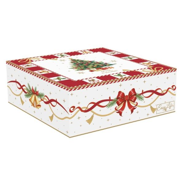 Adu farmecul s&259;rb&259;torilor &icirc;n fiecare mas&259; cu acest&nbsp;bol elegant din por&539;elan fin&nbsp;din colec&539;ia&nbsp;Christmas Tale&nbsp;de la&nbsp;Easy Life Decorat cu un&nbsp;brad de Cr&259;ciun&nbsp;&537;i accente ro&537;ii pe fond alb imaculat 