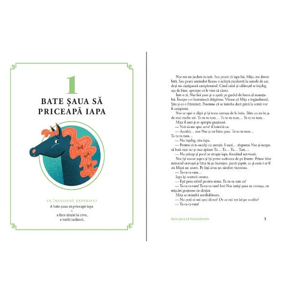 Pove&537;ti amuzante care pun &icirc;n scen&259; 15 dintre cele mai savuroase expresii rom&acirc;ne&537;ti Unele se refer&259; la situa&539;ii cu care copiii din ziua de azi nu se mai &icirc;nt&acirc;lnesc at&acirc;t de des ca alt&259;dat&259; iar explica&539;iile oferite pentru fiecare vor fi desigur binevenite Farmecul unei limbi vorbite de sute de ani st&259; &537;i &icirc;n zic&259;torile greu de tradus sau de-a binelea intraductibile