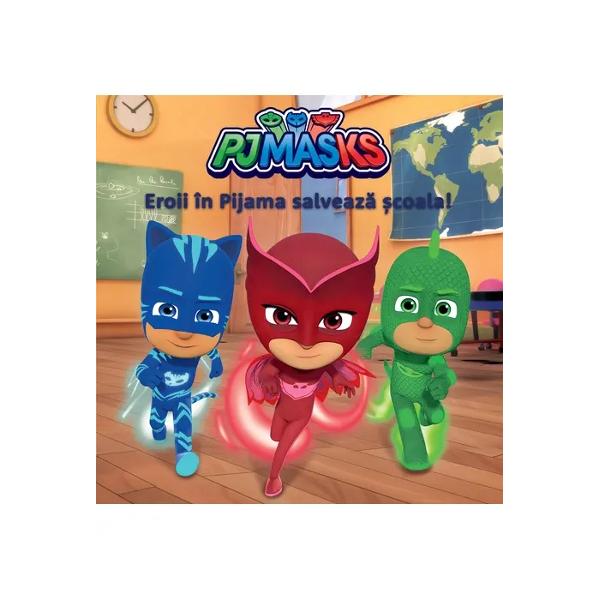 Seria Eroi în PijamaRomeo a furat echipamentul sportiv &537;i a copiat puterile Bufni&539;eiDar Bufni&539;a nu vrea s&259;-&537;i împart&259; puterile cu nimeni - nici m&259;car cu prietenii ei &536;opi &537;i PisoiVor reu&537;i Eroii în Pijama s&259; lucreze împreun&259; &537;i s&259; salveze &537;coala