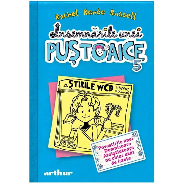 Umor prietenie &537;i lec&539;ii de via&539;&259; pentru copii &537;i preadolescen&539;iVolumul 5 din îndr&259;gita serie Însemn&259;rile unei pu&351;toaice semnat de Rachel Renée Russell &537;i publicat de Editura Arthur în colec&539;ia Benzi desenate continu&259; jurnalul plin de haz al lui Nikki Cu situa&539;ii 