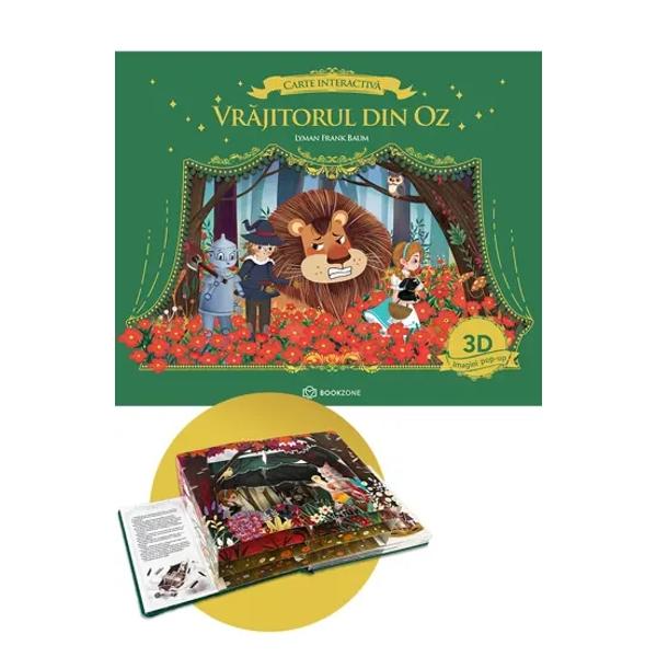 Deschide-i copilului t&259;u u&537;a c&259;tre magia Vr&259;jitorului din Oz Acum într-o edi&539;ie pop-up spectaculoas&259; unic&259; în România „Toto am impresia c&259; nu mai suntem în Kansas” O tornad&259; o duce pe micu&539;a Dorothy într-o lume fermecat&259; Pentru a se întoarce acas&259; ea porne&537;te în c&259;utarea Vr&259;jitorului din Oz În 