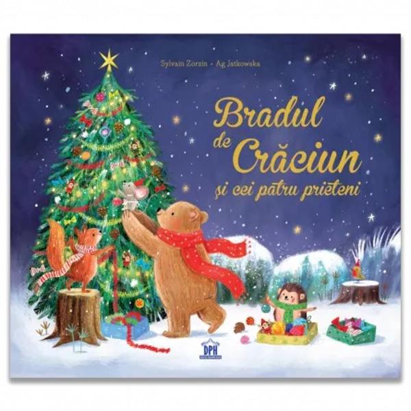 Povestea surprinde atmosfera magic&259; a s&259;rb&259;torilor &537;i îi poart&259; pe copii în inima unei p&259;duri unde prietenia &537;i generozitatea prind via&539;&259; Totul începe atunci când Veveri&539;a g&259;se&537;te un pachet misterios plin de globuri sclipitoare Cum ea iube&537;te mai mult conurile de pin decide s&259; ofere cadoul vecinului urs Gestul simplu d&259; startul unei adev&259;rate lan&539;uri de bun&259;tate 