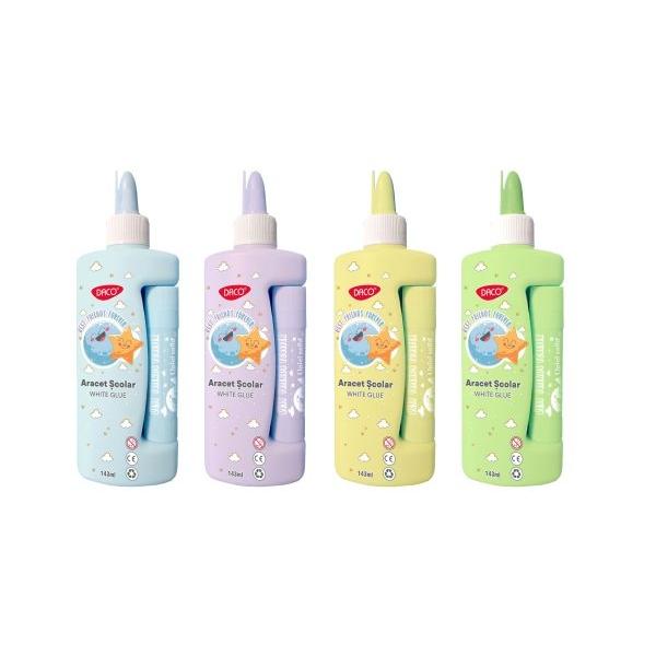 Setul con&539;ine aracet alb 143 ml &537;i lipici solid 10 g fiind perfect pentru activit&259;&539;i creative &537;colare &537;i proiecte DIY Este un kit practic care ofer&259; dou&259; tipuri de adezivi potrivi&539;i pentru diferite nevoi de lipireAracetul este ideal pentru suprafe&539;e poroase precum hârtie carton textile iar lipiciul solid este excelent pentru utilizare rapid&259; &537;i 