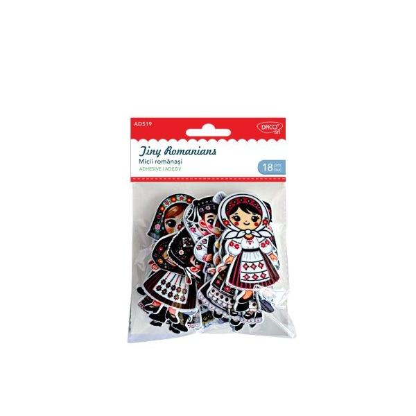 Tradi&539;ie &537;i culoare pentru activit&259;&539;i educative &537;i proiecte handmade&127479;&127476; Descoper&259; portul popular românesc – set cu 18 figurine autoadezive din spum&259; reprezentând copii îmbr&259;ca&539;i în costume specifice tuturor regiunilor istorice Transilvania Cri&537;ana Bucovina Moldova Maramure&537; Muntenia Oltenia Banat &537;i Dobrogea&127912; Activit&259;&539;i creative &537;i educative 