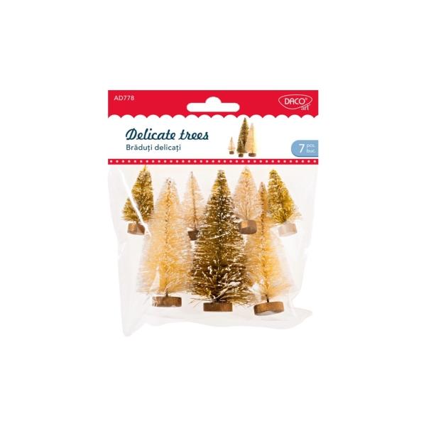 Adaug&259; un farmec aparte proiectelor tale creative cu setul Br&259;du&539;i Delica&539;i DACO Perfect pentru decora&539;iuni de Cr&259;ciun aranjamente festive felicit&259;ri handmade sau proiecte DIY acest set î&539;i ofer&259; br&259;du&539;i elegan&539;i &537;i fin realiza&539;i gata s&259; inspire cele mai frumoase crea&539;iiFabrica&539;i din lemn sârm&259; &537;i plastic 