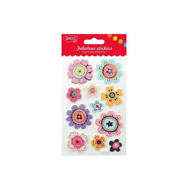 Împodobe&537;te-&539;i proiectele creative cu un strop de frumuse&539;e natural&259; folosind ab&539;ibildul Flori Fabuloase de la DACOart Aceste ab&539;ibilduri din spum&259; sunt perfecte pentru a ad&259;uga culoare &537;i textur&259; felicit&259;rilor decorurilor &537;i altor crea&539;ii personale Cu un design plin de flori vibrante &537;i delicate acest set va transforma orice obiect într-o lucrare de artizanat 