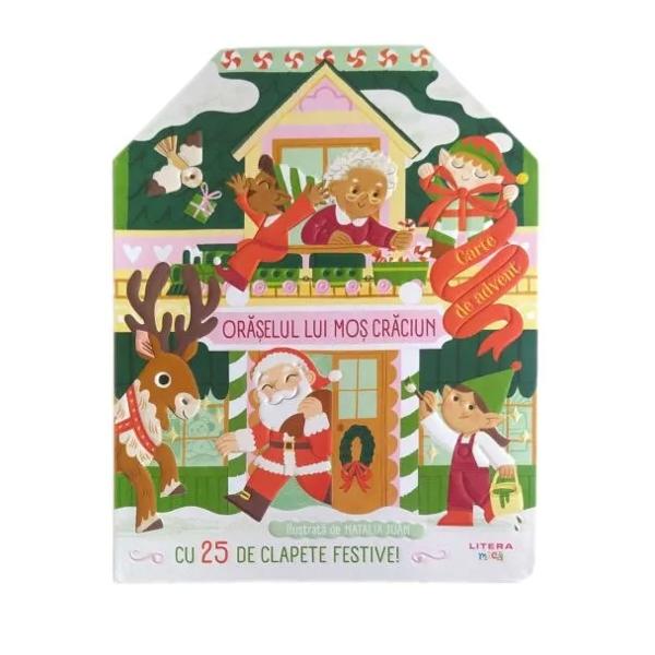 Num&259;r&259; zilele pân&259; la Cr&259;ciun cu aceast&259; carte magic&259; de advent cu clapeteDeschide o nou&259; clapet&259; festiv&259; în fiecare zi din 1 pân&259; pe 25 decembrie &537;i vei descoperi ce pun la cale Mo&537;ul &537;i spiridu&537;ii lui în perioada dinaintea Cr&259;ciunului