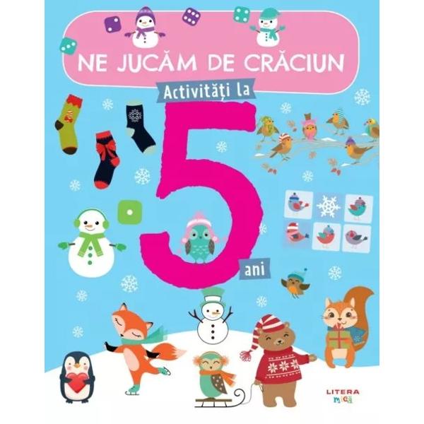 În paginile acestei c&259;r&539;i vei întâlni oameni de z&259;pad&259; &537;i animale amuzante care vor s&259; te provoace la joac&259; s&259; ie&537;i din labirint s&259; une&537;ti umbrele s&259; g&259;se&537;ti diferen&539;ele &537;i multe altele Distrac&539;ie pl&259;cut&259; 