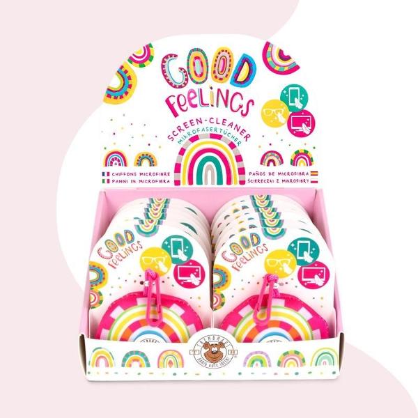 Vedere clar&259; în cel mai scurt timp - cu aceast&259; lavet&259; elegant&259; din microfibr&259; pute&539;i men&539;ine o vedere clar&259; Îndep&259;rteaz&259; f&259;r&259; efort praful murd&259;ria &537;i petele de pe ochelari &537;i ecrane de tot felul fie c&259; este vorba de smartphone tablet&259; sau laptop Laveta aprox 145 x 145 cm este conectat&259; la husa practic&259; care include o mini carabin&259; pentru fixare - astfel încât 