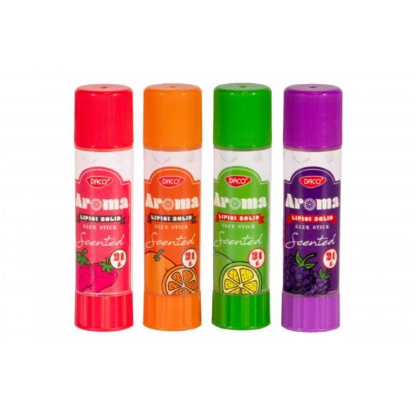 Lipiciul solid PVP aroma de la DACO este un adeziv inovator perfect pentru proiectele creative sau activit&259;&539;ile de zi cu zi la birou sau la &537;coal&259; Cu un gramaj de 21 g &537;i diferite arome pl&259;cute acest lipici ofer&259; o experien&539;&259; unic&259; aducând un strop de creativitate &537;i prospe&539;ime în activit&259;&539;ile de lipireCaracteristici produsGramaj 21 g ideal pentru 